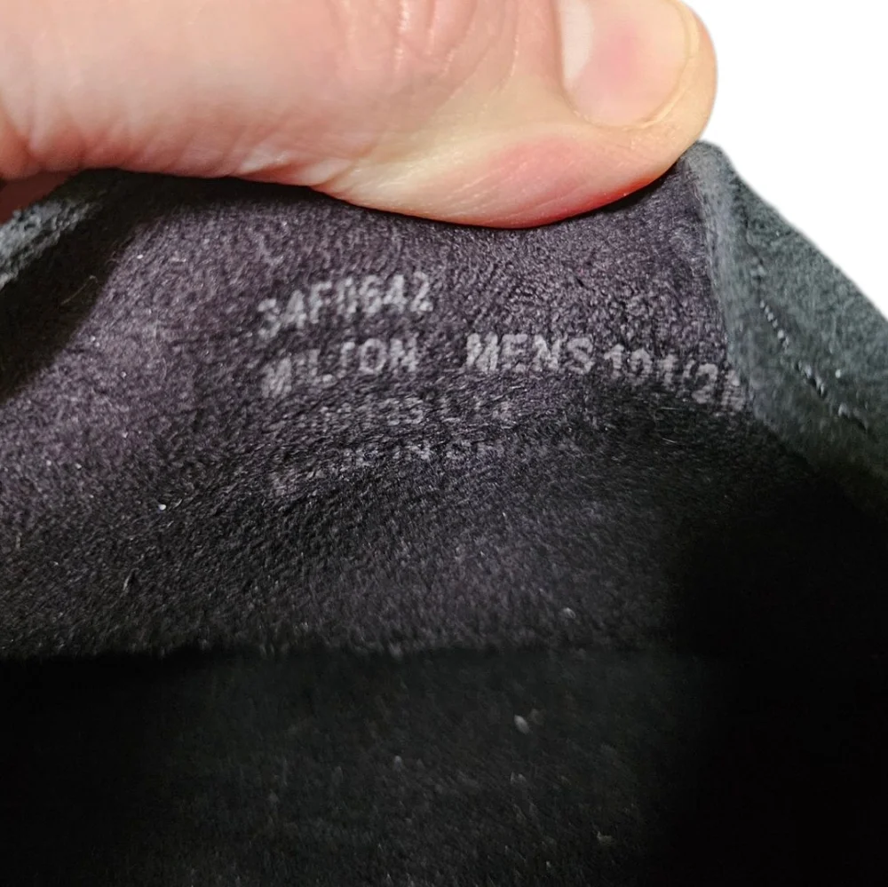 Calvin Klein- Milton Black Suede Loafers Size 10.5